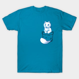 Pocket Cute Arctic Fox T-Shirt